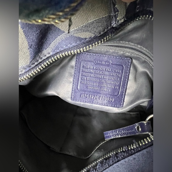 Coach Optic Metallic Signature Chain Crossbody Purse C1276 F19820 - Picture 2 of 7